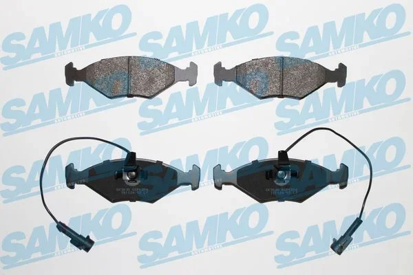 Sada brzdových destiček, kotoučová brzda SAMKO 5SP1204 – OE 9947996