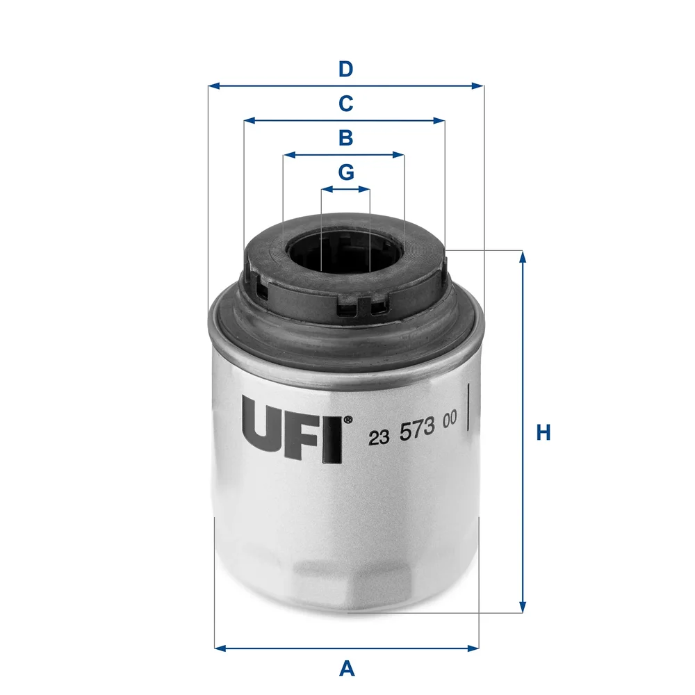 Olejový filtr UFI 23.573.00 – OE 03C115561D