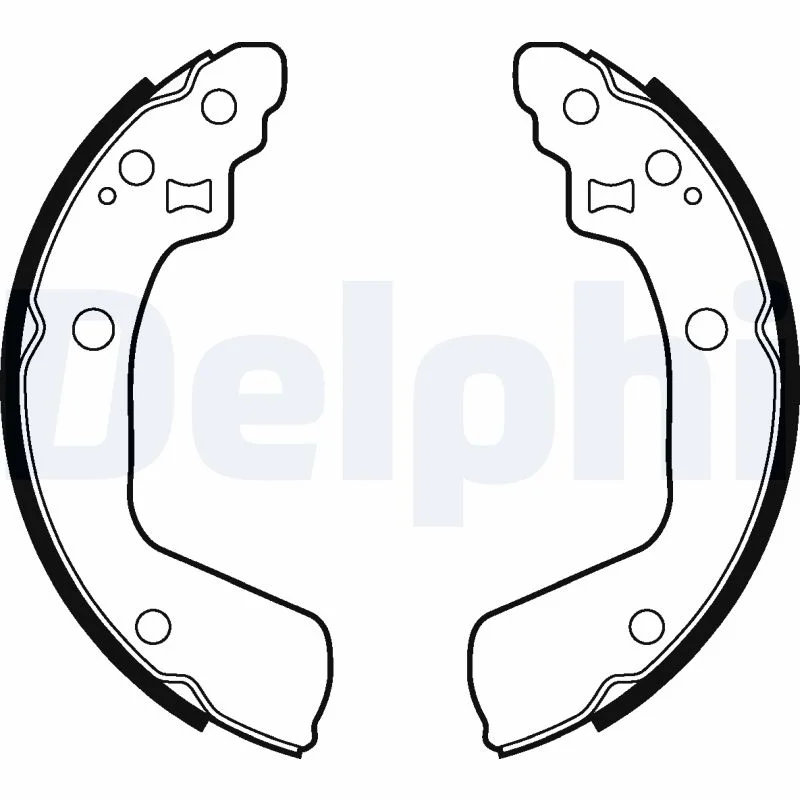 Sada brzdových čelistí DELPHI LS2046 – OE 53200-63J02