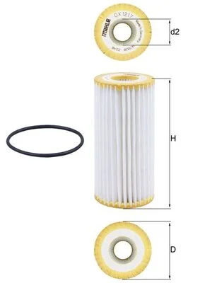 Olejový filtr KNECHT OX1217D