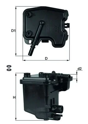 Palivový filtr KNECHT KL431D