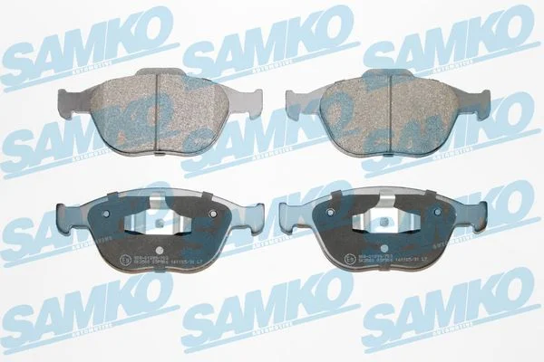 Sada brzdových destiček, kotoučová brzda SAMKO 5SP906