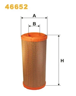 Vzduchový filtr WIX FILTERS 46652