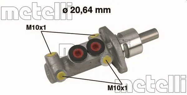 Hlavní brzdový válec METELLI 05-0277 – OE 1H1611019C
