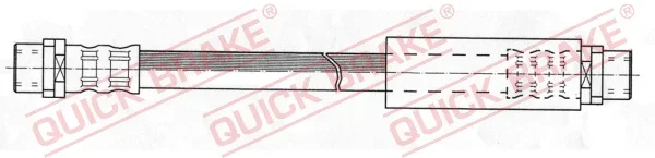 Brzdová hadice QUICK BRAKE 22.307 – OE 893611707