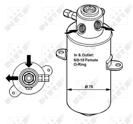 Susarna, klimatizace NRF 33033