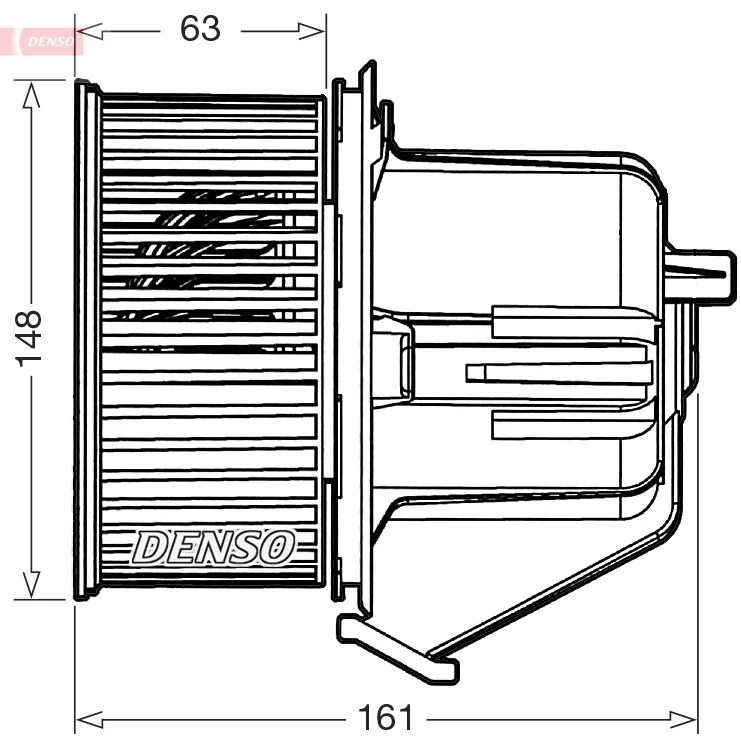 vnitřní ventilátor DENSO DEA07027 vnitřní ventilátor DENSO DEA07027