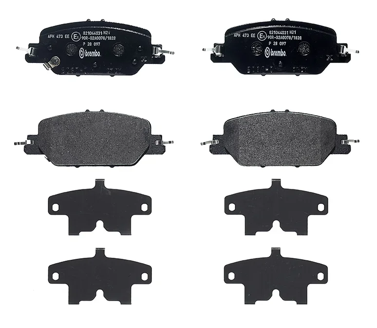 Sada brzdových destiček, kotoučová brzda BREMBO P28097