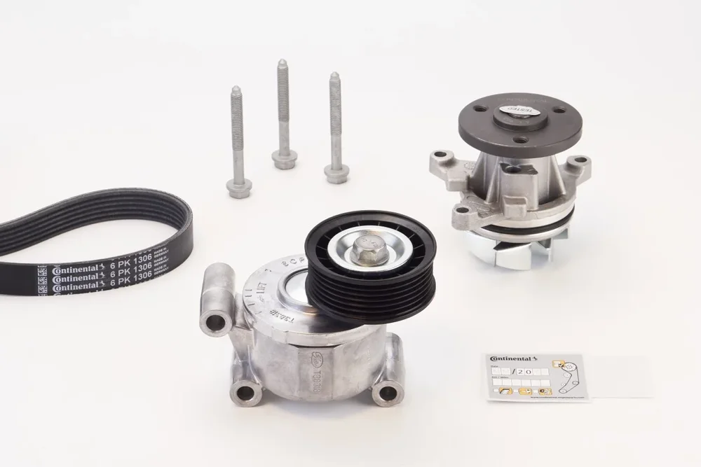 Vodní pumpa + klínový žebrový řemen CONTINENTAL CTAM 6PK1306WP1