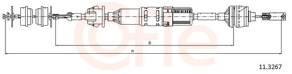 Tazne lanko, ovladani spojky COFLE 11.3267