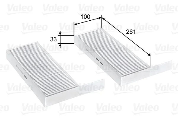 Filtr, vzduch v interiéru VALEO 715808