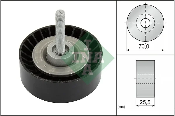 Vratna/vodici kladka, klinovy zebrovy remen Schaeffler INA 532065210