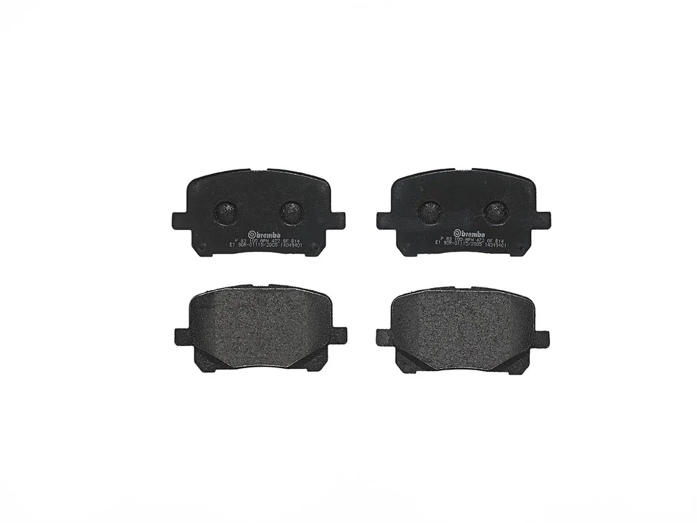 Sada brzdových destiček, kotoučová brzda BREMBO P83100