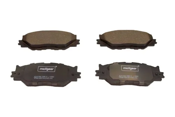 Sada brzdových destiček, kotoučová brzda MAXGEAR 19-2968