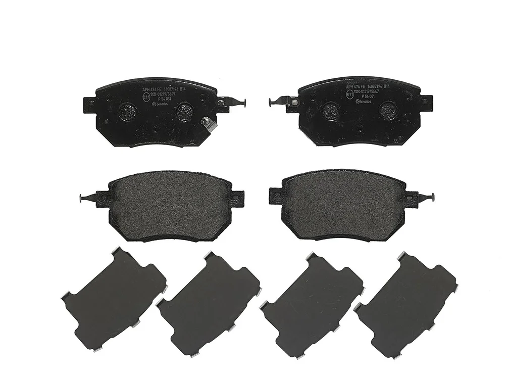 Sada brzdových destiček, kotoučová brzda BREMBO P56051
