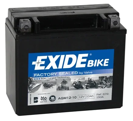 startovací baterie EXIDE AGM12-10 startovací baterie EXIDE AGM12-10