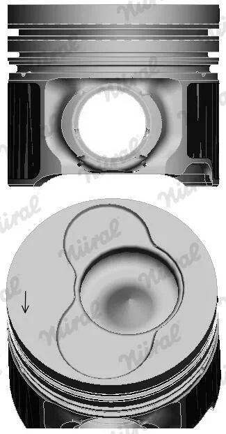 Píst NÜRAL 87-421000-20