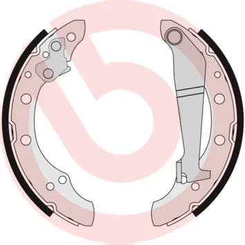 Sada brzdových čelistí BREMBO S85508