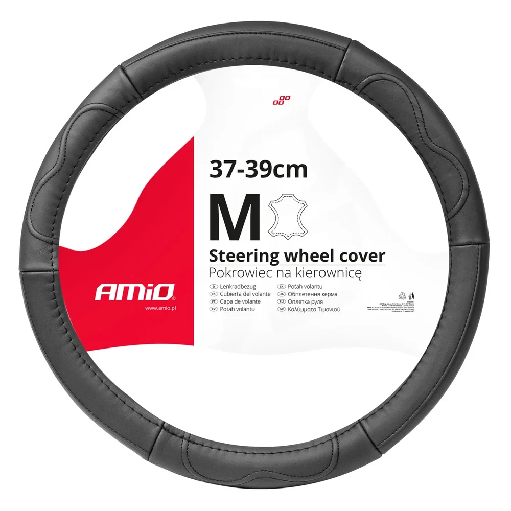 Potah volantu Leather Series SWC-49-M AMIO 03551