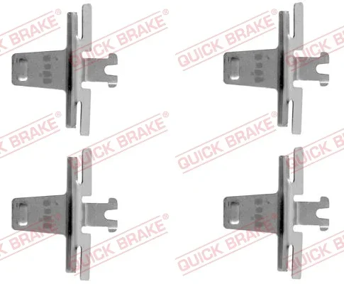 Sada prislusenstvi, oblozeni kotoucove brzdy QUICK BRAKE 109-1018