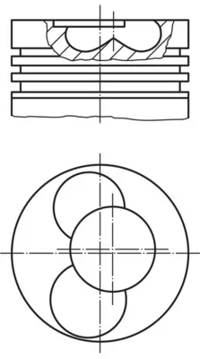 Píst MAHLE 0282000