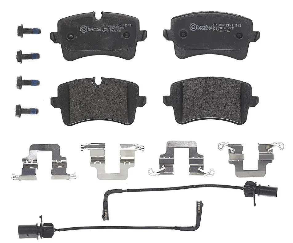 Sada brzdových destiček, kotoučová brzda BREMBO P85118