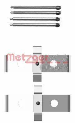 Sada příslušenství, obložení kotoučové brzdy METZGER AUTOTEILE 109-1674