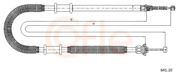 Tazne lanko, parkovaci brzda COFLE 641.10 – OE 46745155