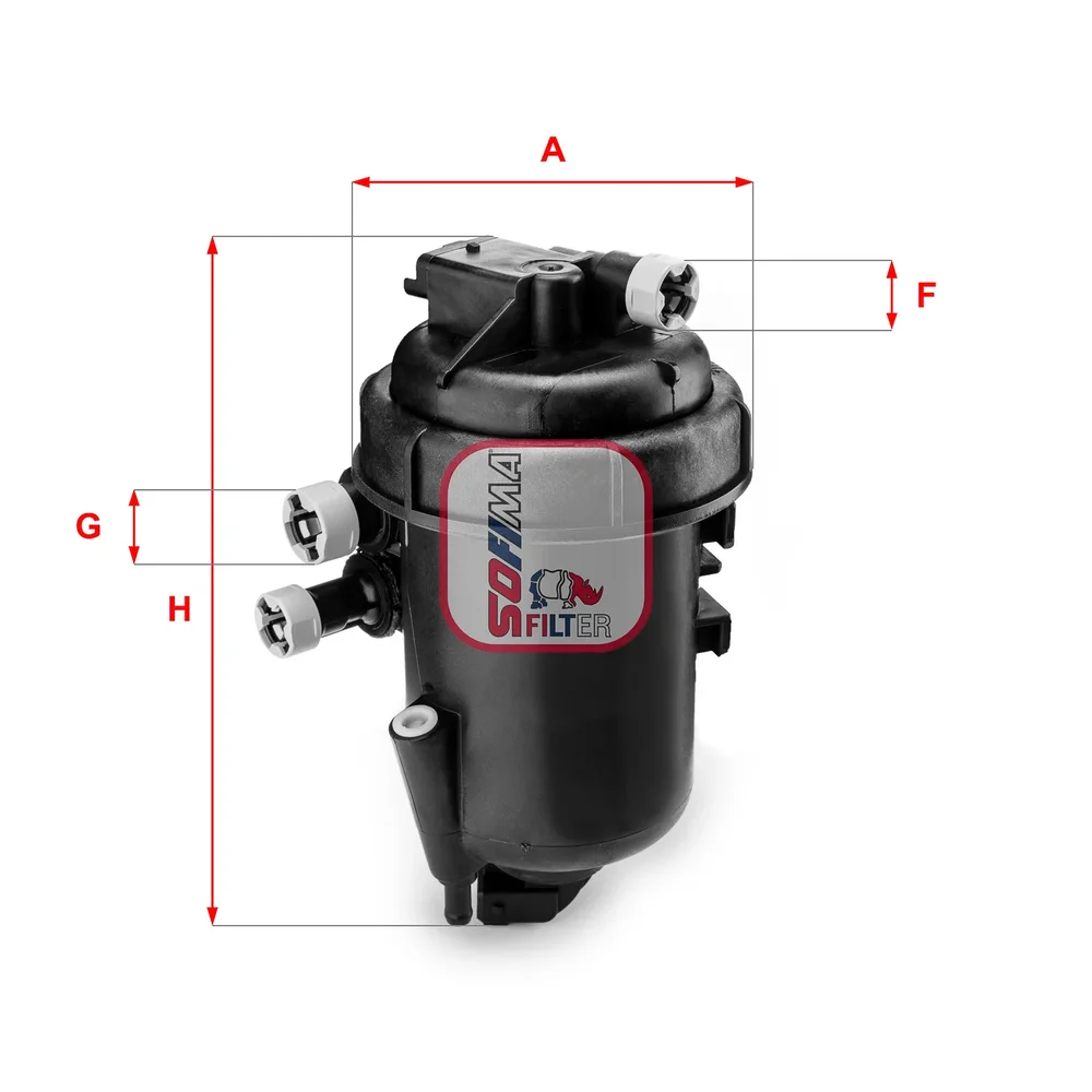 Palivový filtr SOFIMA S5084GC – OE 46849581