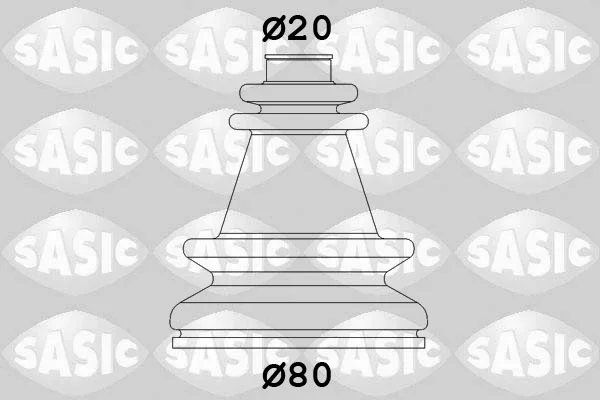 Sada měchů, hnací hřídel SASIC 4003406