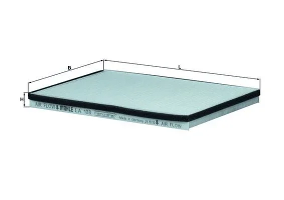 Filtr, vzduch v interiéru KNECHT LA108 – OE 7700424093