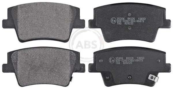 Sada brzdových destiček, kotoučová brzda A.B.S. 35306