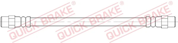 Brzdová hadice QUICK BRAKE 25.061 – OE 34321162612