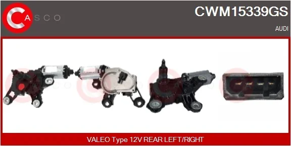 Motor stěračů CASCO CWM15339GS Motor stěračů CASCO CWM15339GS