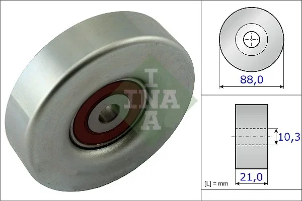 Vratna/vodici kladka, klinovy zebrovy remen Schaeffler INA 532061810