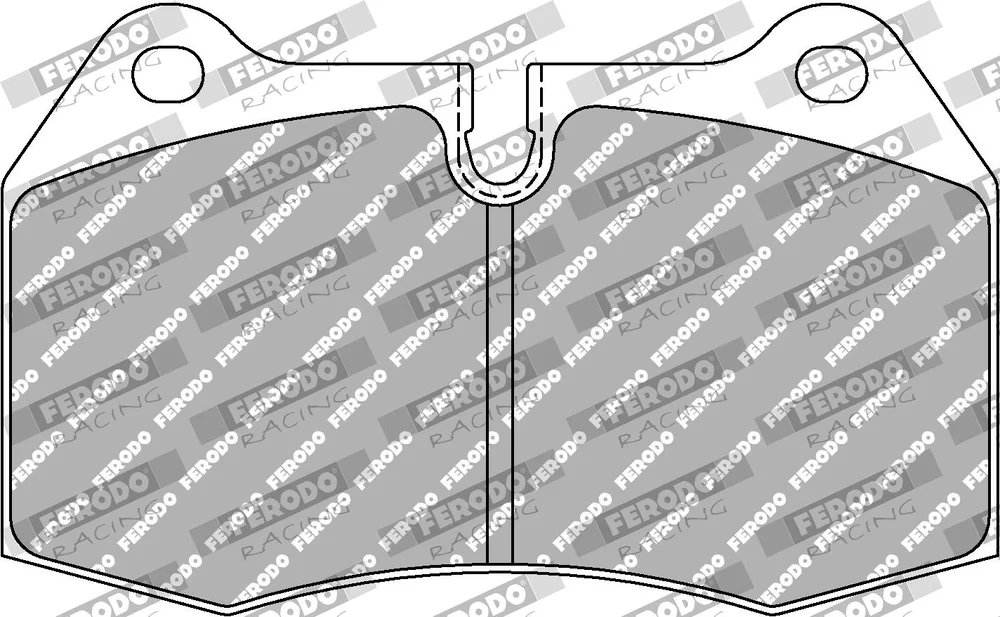 Sada brzdových destiček, kotoučová brzda FERODO RACING FCP1561Z