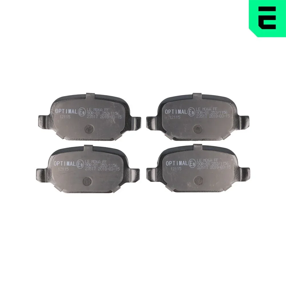 Sada brzdových destiček, kotoučová brzda OPTIMAL BP-12115