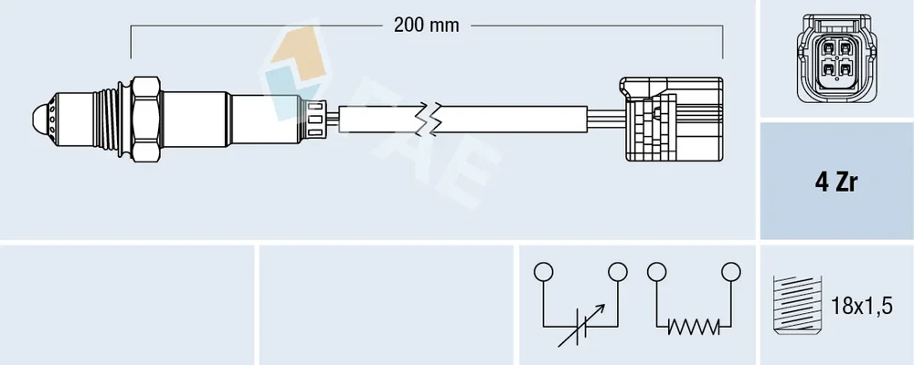 Lambda sonda FAE 77786 – OE 36532-R40-A01